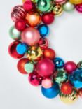 John Lewis Bauble Wreath, Multi, Dia.40cm