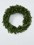 John Lewis 50 LED Plain Garland, Dia.60cm