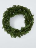 John Lewis 50 LED Plain Garland, Dia.60cm