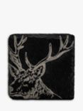 Selbrae House Stag Square Slate Coaster