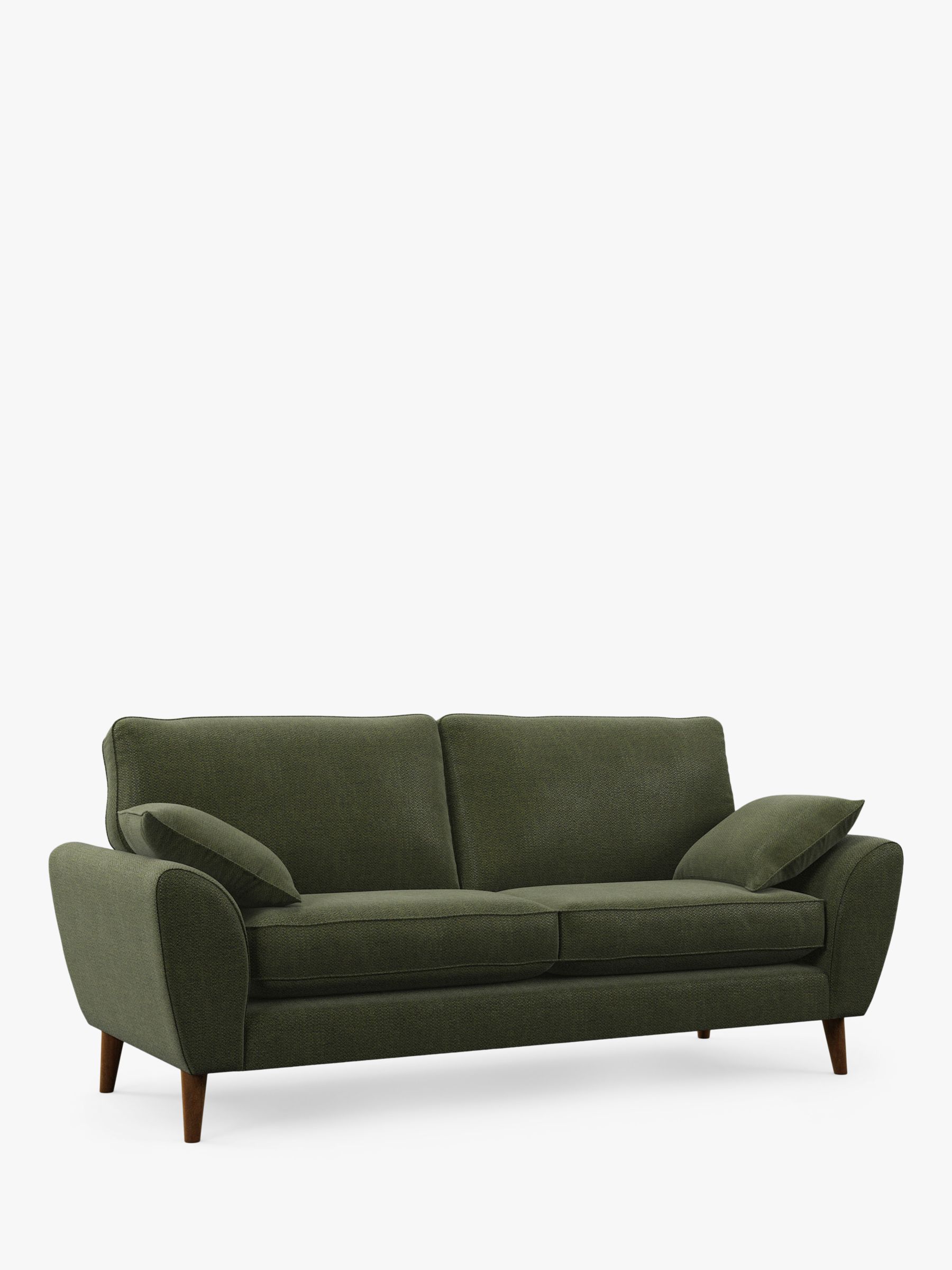 John Lewis Ambleside Large 3 Seater Sofa, Dark Leg