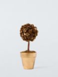 John Lewis Pinecone Tree Christmas Decoration, Gold