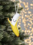 John Lewis Sugar & Spice Banana Felt Tree Decoration