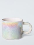 John Lewis Iridescent Stoneware Mug, 400ml, Pearl/Multi