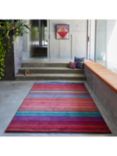 Margo Selby Bridge Stripe Wool Rug, Multi, L240 x W170 cm