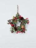 John Lewis Stick Star Wreath, Dia.24cm