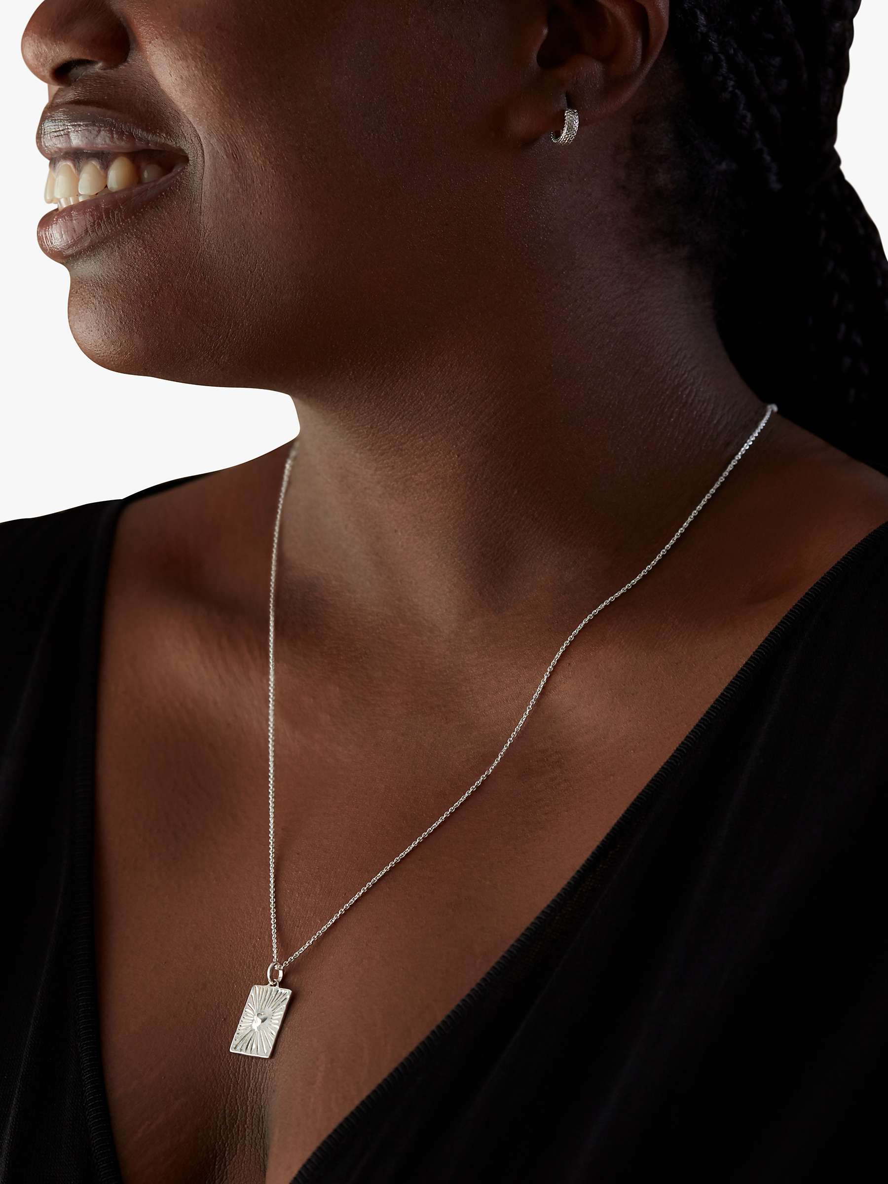 Buy Monica Vinader Talisman Heart Pendant Necklace Online at johnlewis.com