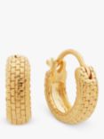 Monica Vinader Gemstone Huggie Earrings, Gold