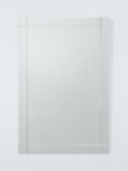 John Lewis Etched Bevelled Glass Rectangular Wall Mirror, 90 x 60cm, Clear