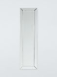 John Lewis Simple Bevelled Glass Full-Length Rectangular Wall Mirror, 140 x 40cm, Clear