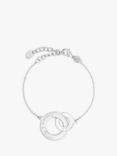 Merci Maman Personalised Intertwined Chain Bracelet