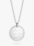 Merci Maman Personalised Beaded Disc Necklace