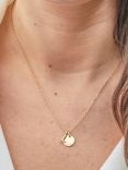 Merci Maman Personalised Mini Alphabet Necklace, Gold