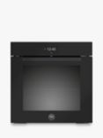 Bertazzoni Modern Series FMOD6117PTB1 60cm Self Cleaning Built-In Electric Single Oven, Black Glass