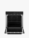 Bertazzoni Modern Series FMOD6093ESB1 60cm Built-In Electric Single Oven, Black