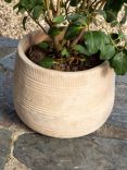 Nkuku Zadie Ceramic Indoor/Outdoor Planter, Set of 2