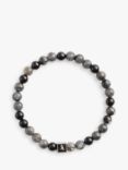 Coach Jasper and Onyx Beaded Bracelet, Black/Multi