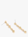 Coach Mixed Charm Linear Earrings, Gold