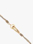 AllSaints Chain Wrap Y-Shaped Necklace, Warm Brass