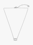 AllSaints Hexagon Pendant Necklace