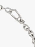 AllSaints Unisex Chunky Chain Necklace, Warm Silver