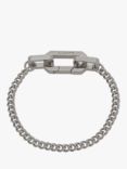 AllSaints Hexagon and Curb Chain Link Bracelet, Warm Brass