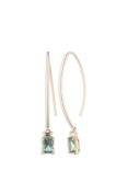 Lauren Ralph Lauren Linear Crystal Drop Hook Earrings, Gold