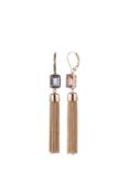 Lauren Ralph Lauren Pink Stone Tassle Earrings, Gold/Pink