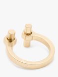 AllSaints Double Bolt Band Ring, Warm Brass