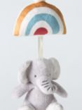 John Lewis Baby Elephant Jitter Pram Toy