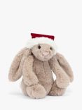 Jellycat Bashful Christmas Bunny Soft Toy, Medium