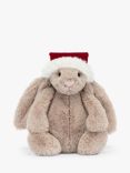 Jellycat Bashful Christmas Bunny Soft Toy, Medium