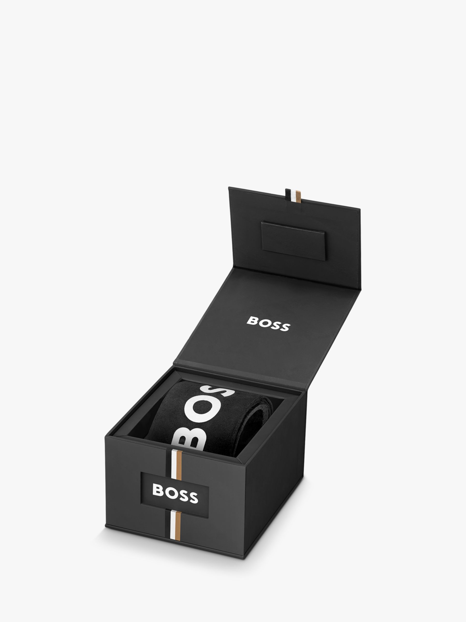 Buy BOSS Men's Candor Automatic Textured Dial Bracelet Strap Watch Online at johnlewis.com