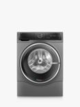 Bosch Series 8 WNC254ARGB Freestanding Washer Dryer, 10.5/6kg Load, 1400rpm Spin, Graphite