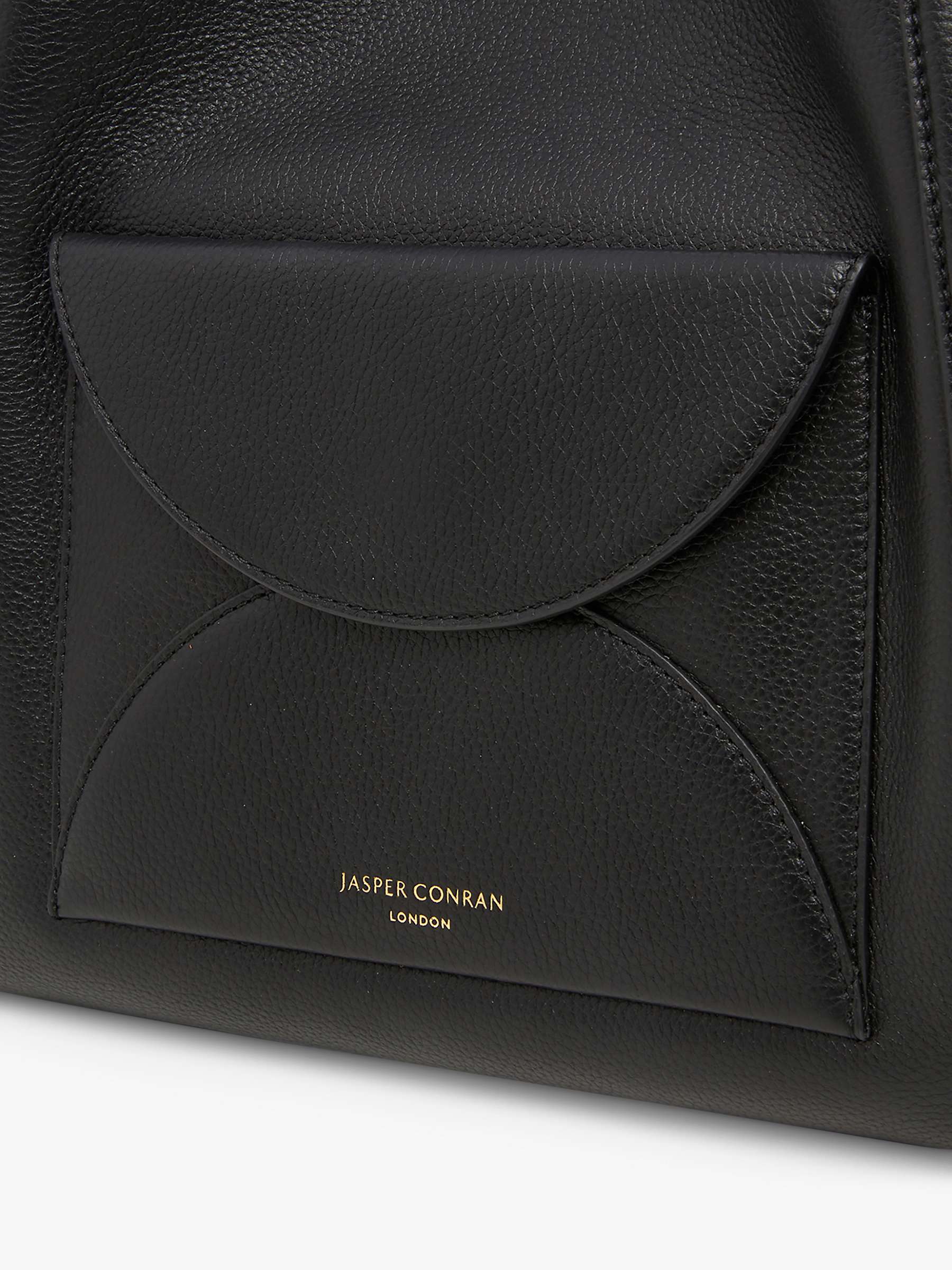 Buy Jasper Conran London Darcey Three Section Leather Hobo Bag Online at johnlewis.com