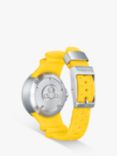 Citizen BJ8058-06L Men's Pro Master Professional Diver Eco-Drive Date Band Strap Watch, Yellow/Blue