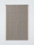 John Lewis Vertical Stripe Bath Mat, Graphite