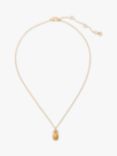 kate spade new york Treasure Pineapple Pendant Necklace, Yellow/Gold