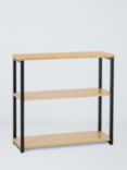 John Lewis ANYDAY Bamboo Low Shelving Unit, Natural