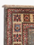 Gooch Oriental Supreme Kazak Runner Rug, L189 x W64 cm, Grey