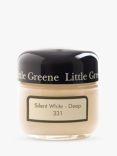 The Little Greene Paint Company Absolute Matt Emulsion Whites & Warm Whites Tester Pot, Silent White (331)