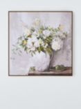 John Lewis 'Still Life Floral' Framed Canvas Print, 81.9 x 81.9cm, Multi