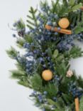 John Lewis Blueberry & Cinnamon Wreath, Dia.66cm