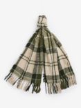 Barbour Tartan Boucle Scarf, Ancient Loden