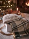 Barbour Pendle Beanie & Scarf Gift Set, Soft Mint