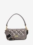 Barbour International Soho Mini Quilted Crossbody Bag, Gunmetal