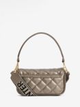 Barbour International Soho Mini Quilted Crossbody Bag, Gunmetal