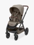 Maxi-Cosi Oxford Pushchair & Accessories with Pebble 360 Pro Car Seat and FamilyFix 360 Pro Car Seat Base, Twillic Truffle