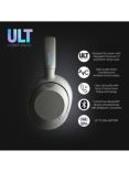 Sony WH-ULT900N ULT Wear Noise Cancelling Wireless Bluetooth Over-Ear Headphones with ULT POWER SOUND & Mic/Remote, White