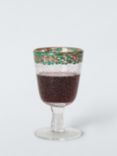 John Lewis Confetti Rim Goblet Glass, 200ml